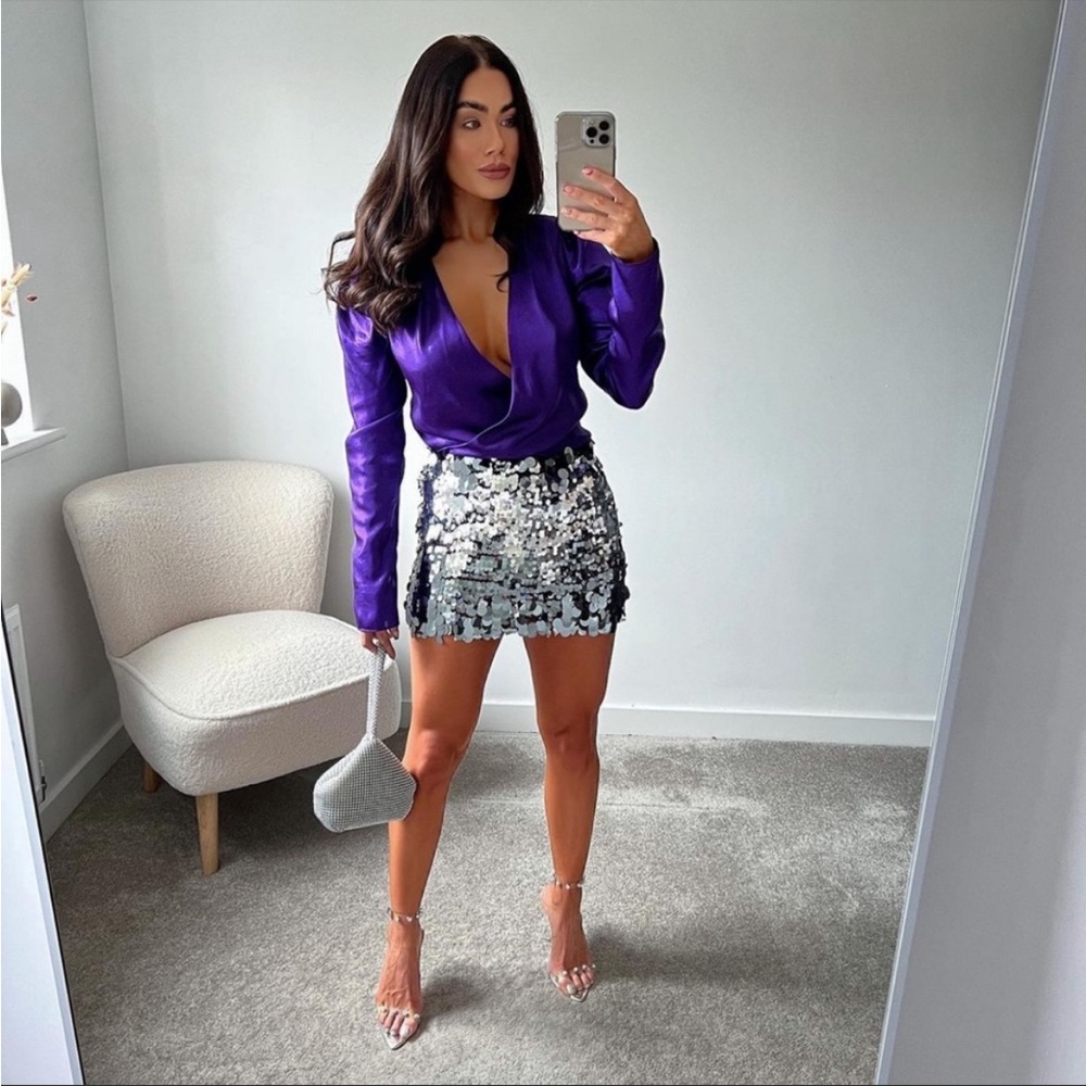 Zara sequin skirt